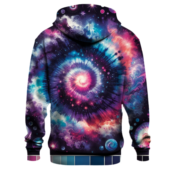 Nebula Swirl Tie-Dye Hoodie