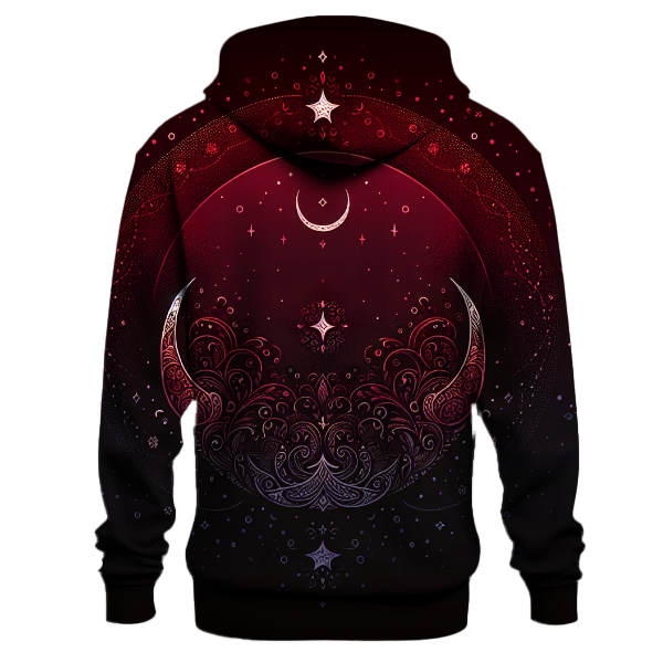 Crimson Eclipse Gradient Hoodie