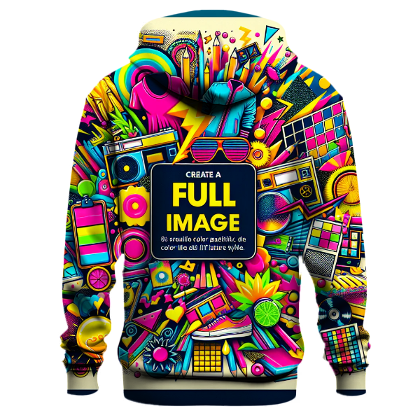 Electric Color Pop Hoodie