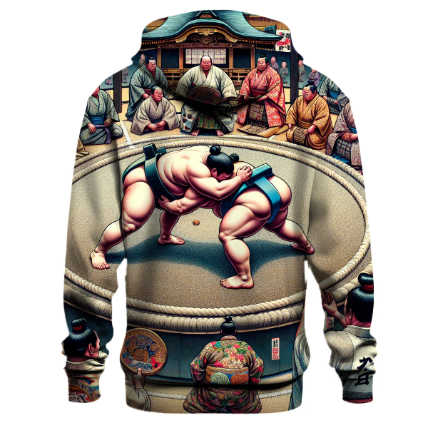 Sumo Wrestling Spirit Hoodie