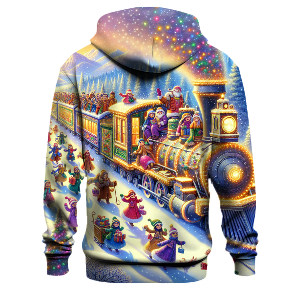 Joyful Holiday Train Ride Hoodie