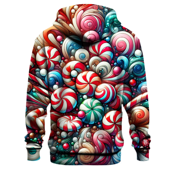 Peppermint Swirl Delight Hoodie