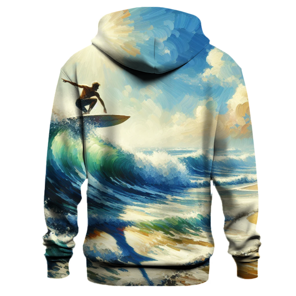 Surfing Tide Ride Hoodie