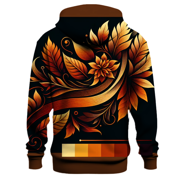 Amber Autumn Leaves Hoodie