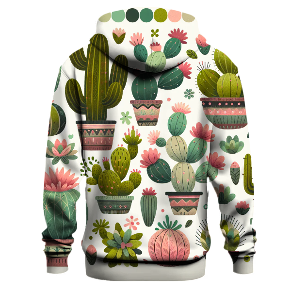 Funky Retro Cactus Hoodie