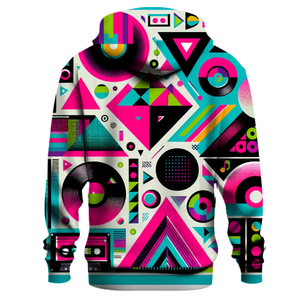Bold Geometric Symphony Hoodie