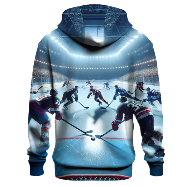 Ice Hockey Action Hoodie