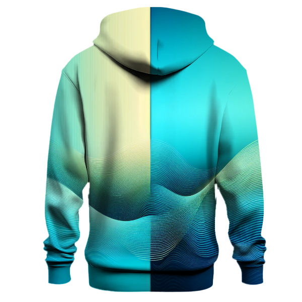 Abstract Waves Gradient Hoodie