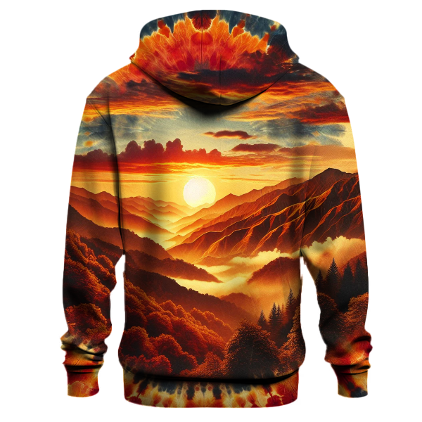 Fiery Mountain Sunrise Hoodie