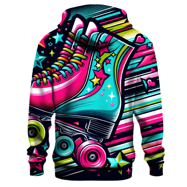 Retro Roller Skates Hoodie