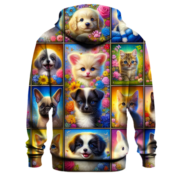 Cute Animal Portraits Hoodie