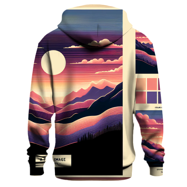 Funky Retro Sunset Hoodie
