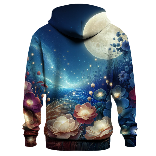 Luminous Floral Wonderland Hoodie