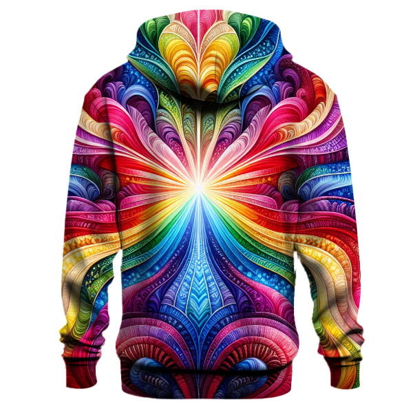 Vibrant Prism Spectrum Hoodie