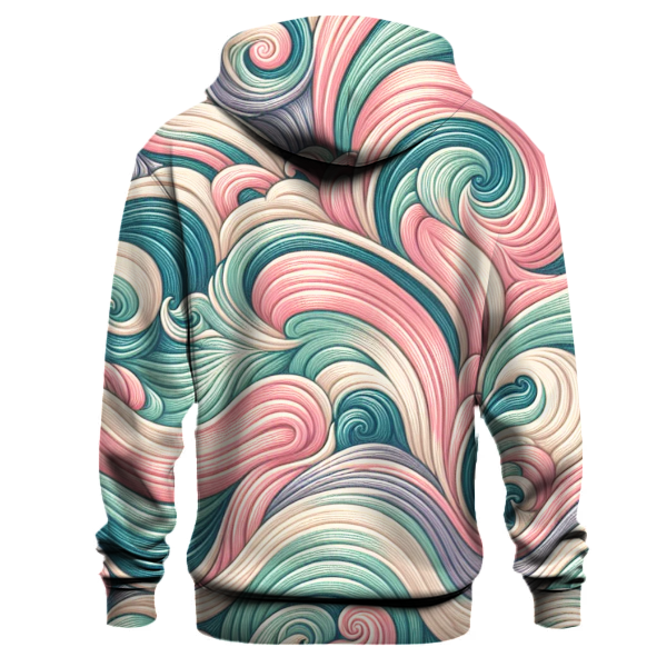 Retro Wave Tie-Dye Design Hoodie