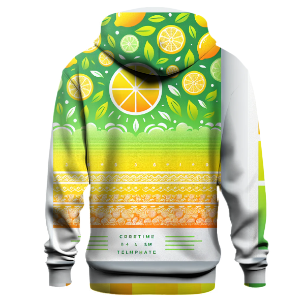Bright Citrus Burst Hoodie