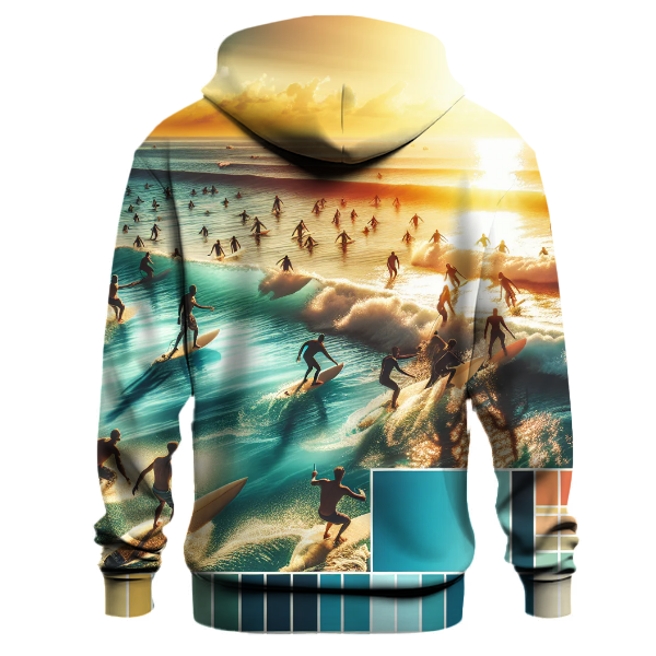 Surfing Adventure Enthusiast Hoodie