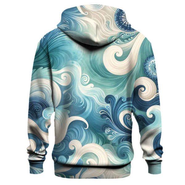 Oceanic Serenity Flow Hoodie