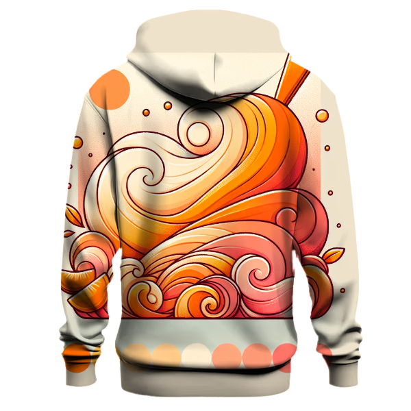 Peach Sorbet Delight Hoodie