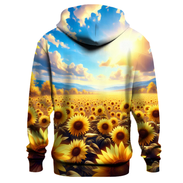 Radiant Sunflower Field Hoodie