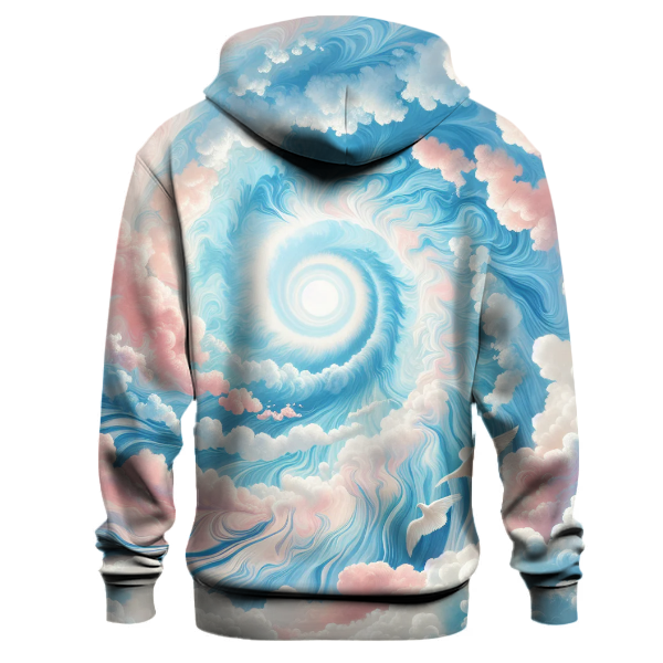 Blissful Skies Tie-dye Design Hoodie