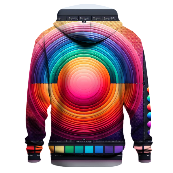 Radiant Rainbow Arc Hoodie