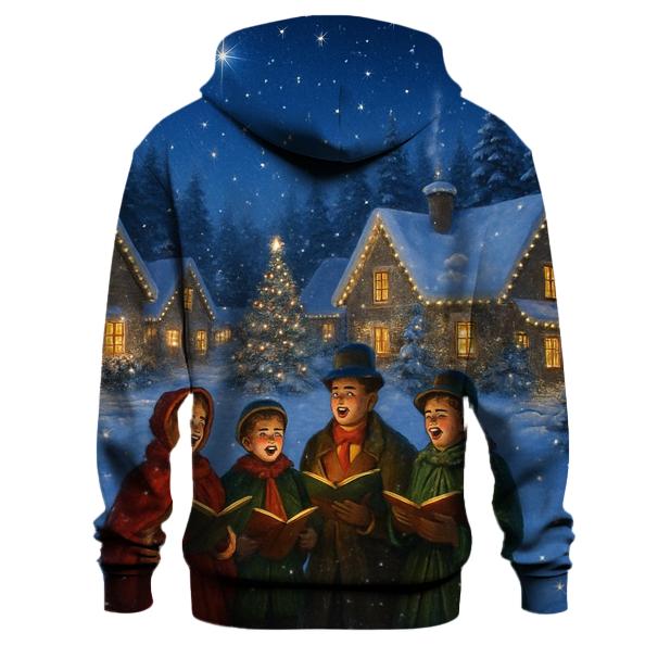 Snowy Village Christmas Adventure Hoodie