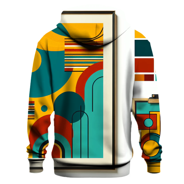 Bold Geometric Prints Hoodie