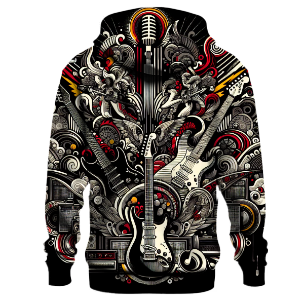 Classic 70s Rock and Roll Hoodie