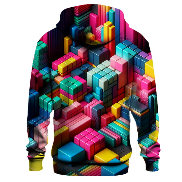 Neon Color Block Adventure Hoodie