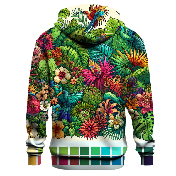 Lush Tropical Flora Hoodie