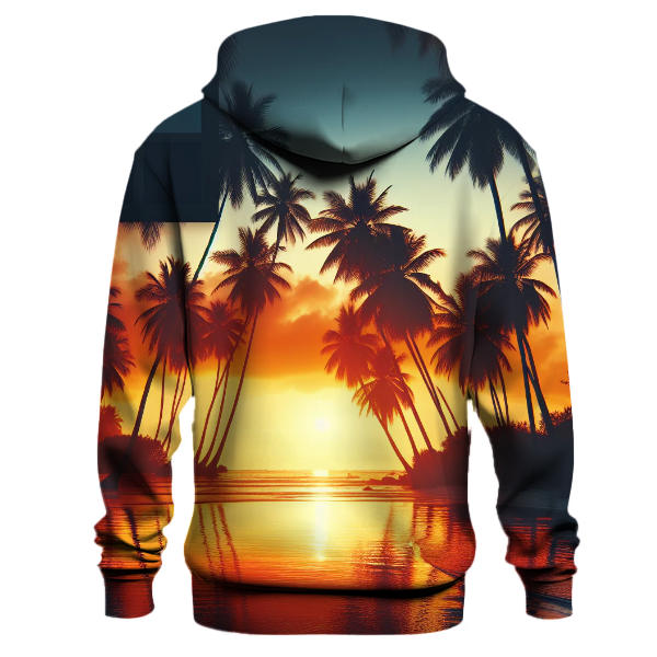 Tropical Sunset Serenity Hoodie