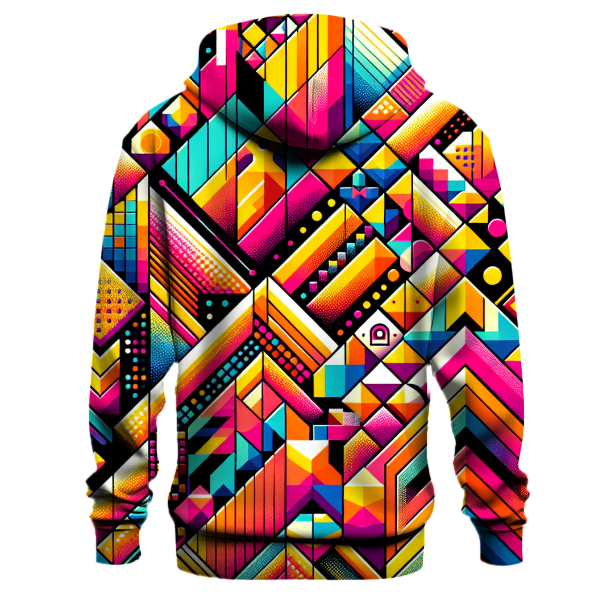 Color Burst Patterns Hoodie
