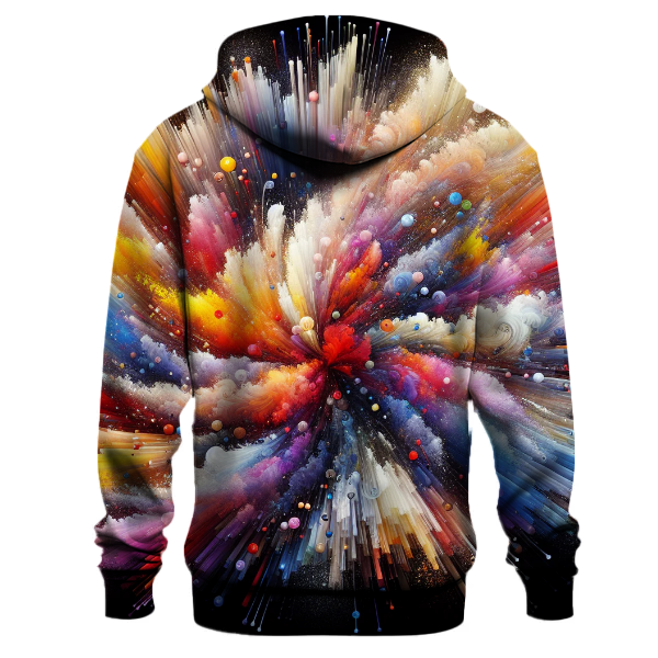 Dynamic Color Burst Hoodie