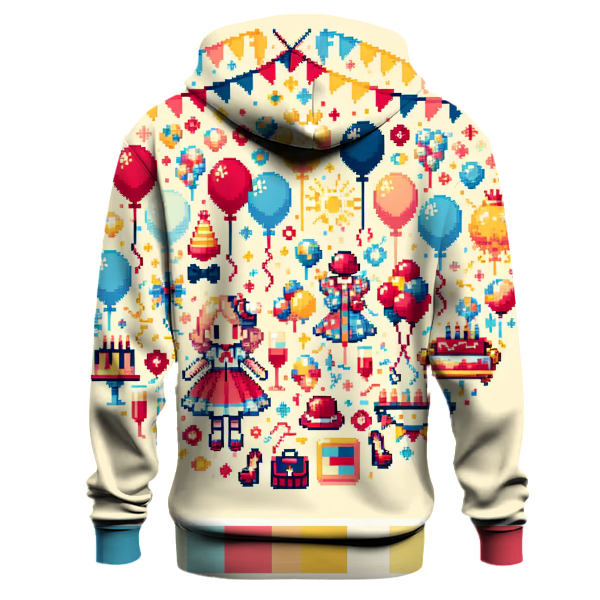 Pixel Paradise Party Hoodie