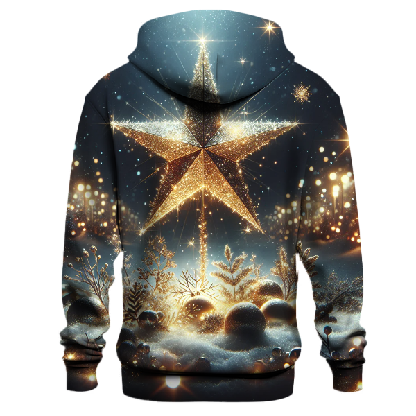 Glistening Christmas Star Hoodie