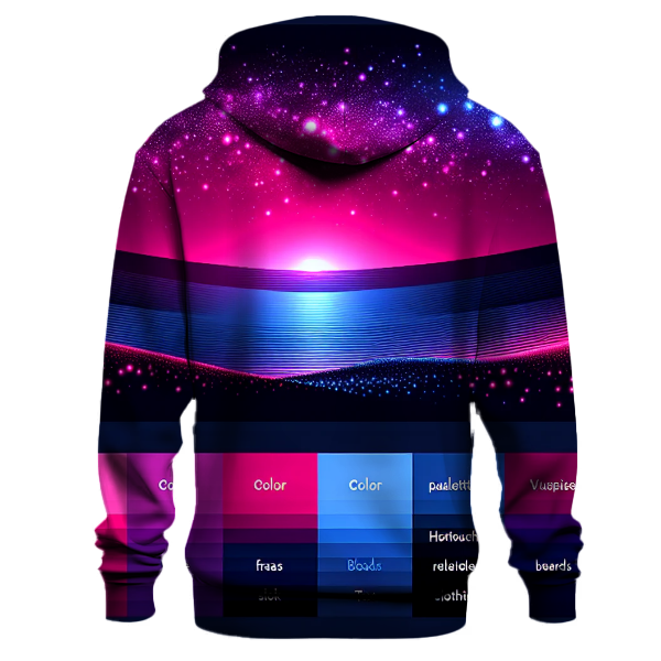 Luminous Nebula Swirl Hoodie