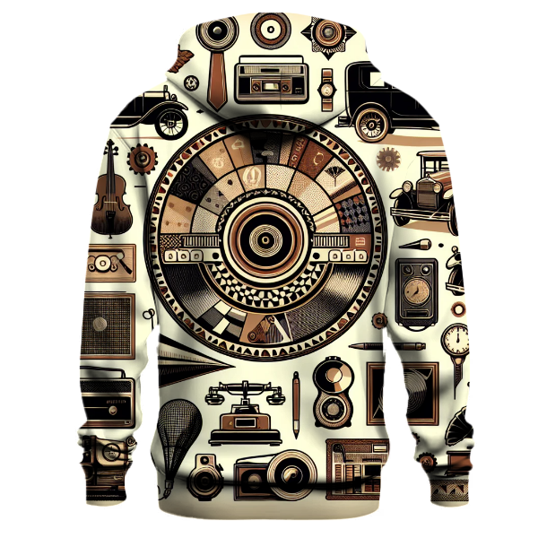 Retro Vintage Collage Hoodie