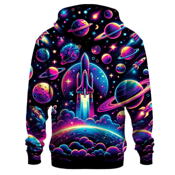 Neon Space Quest Hoodie