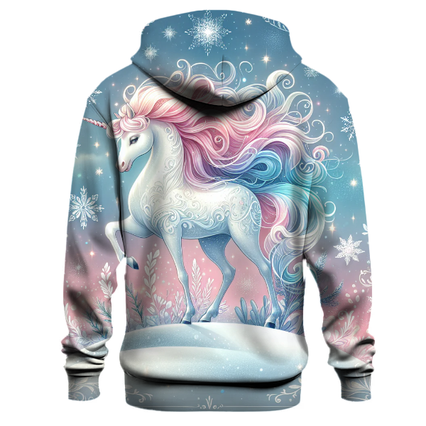 Winter Whimsical Unicorn Hoodie