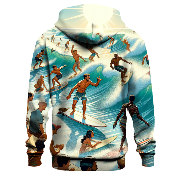 Surfing Excitement Hoodie