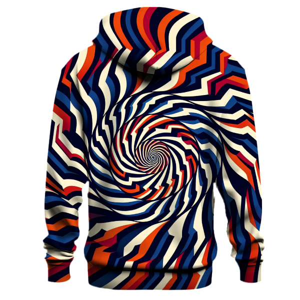 Retro Zigzag Vortex Hoodie