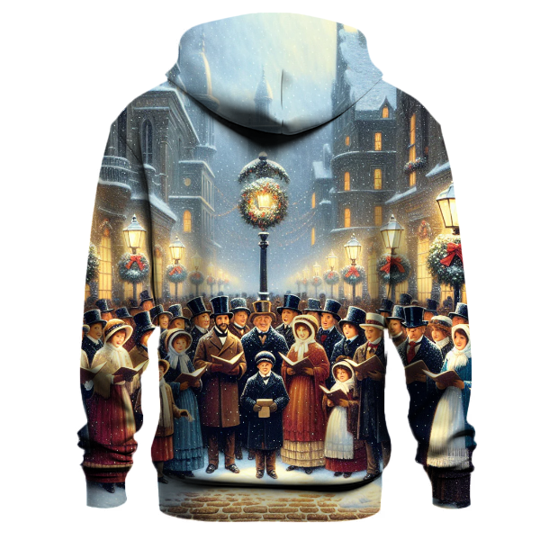 Caroling with Snowflakes Hoodie