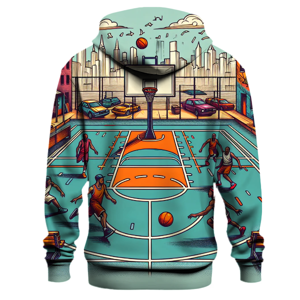 Basketball Court Graffiti Hoodie