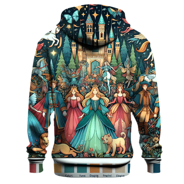 Whimsical Fairy Tale Characters Hoodie