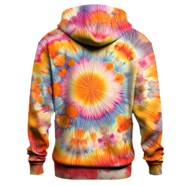 Sunrise Burst Tie-Dye Hoodie