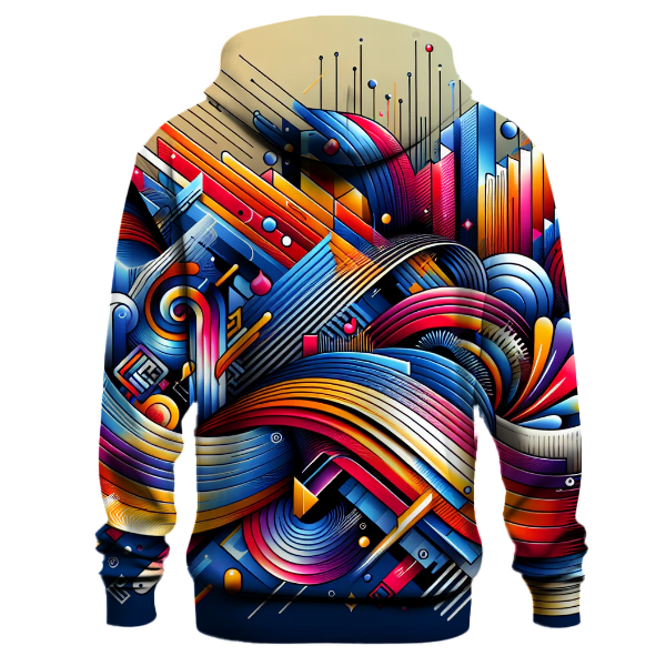Neon Waveform Hoodie