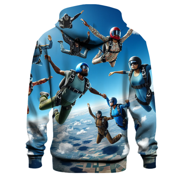 Skydiving Freefall Hoodie