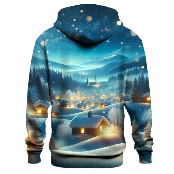 Frosty Night Snowfall Hoodie