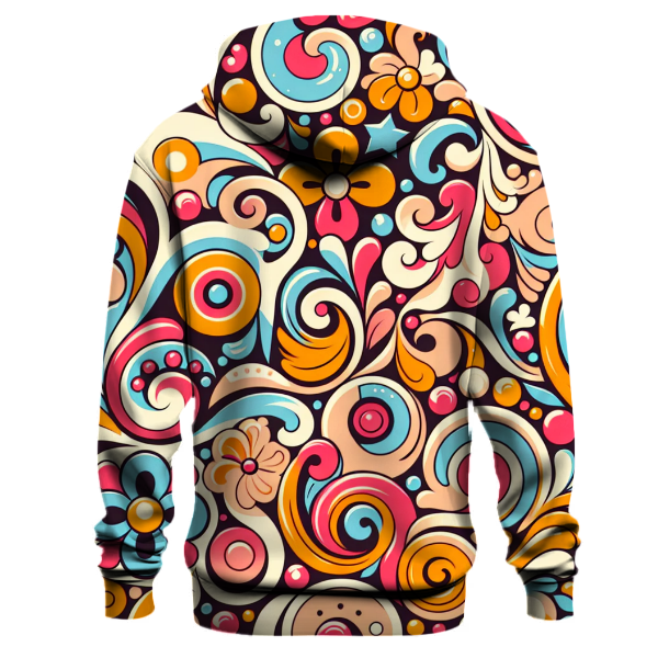 Retro Blossoms Hoodie